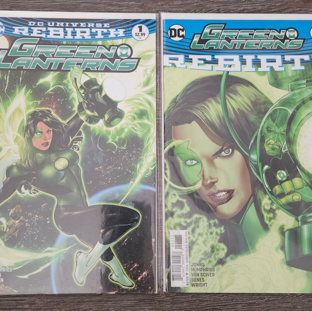 DC Green Lanterns Comics Rebirth 1-14 + One Shot - Bagged and Boarded